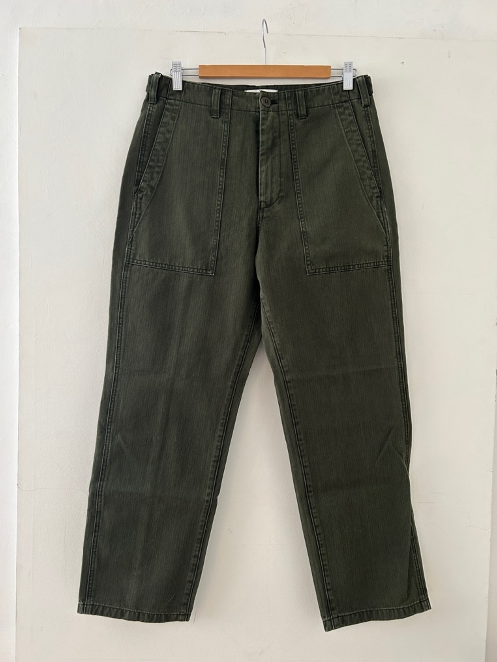Alex Mill Neil Pants I Dark Olive | Size 8